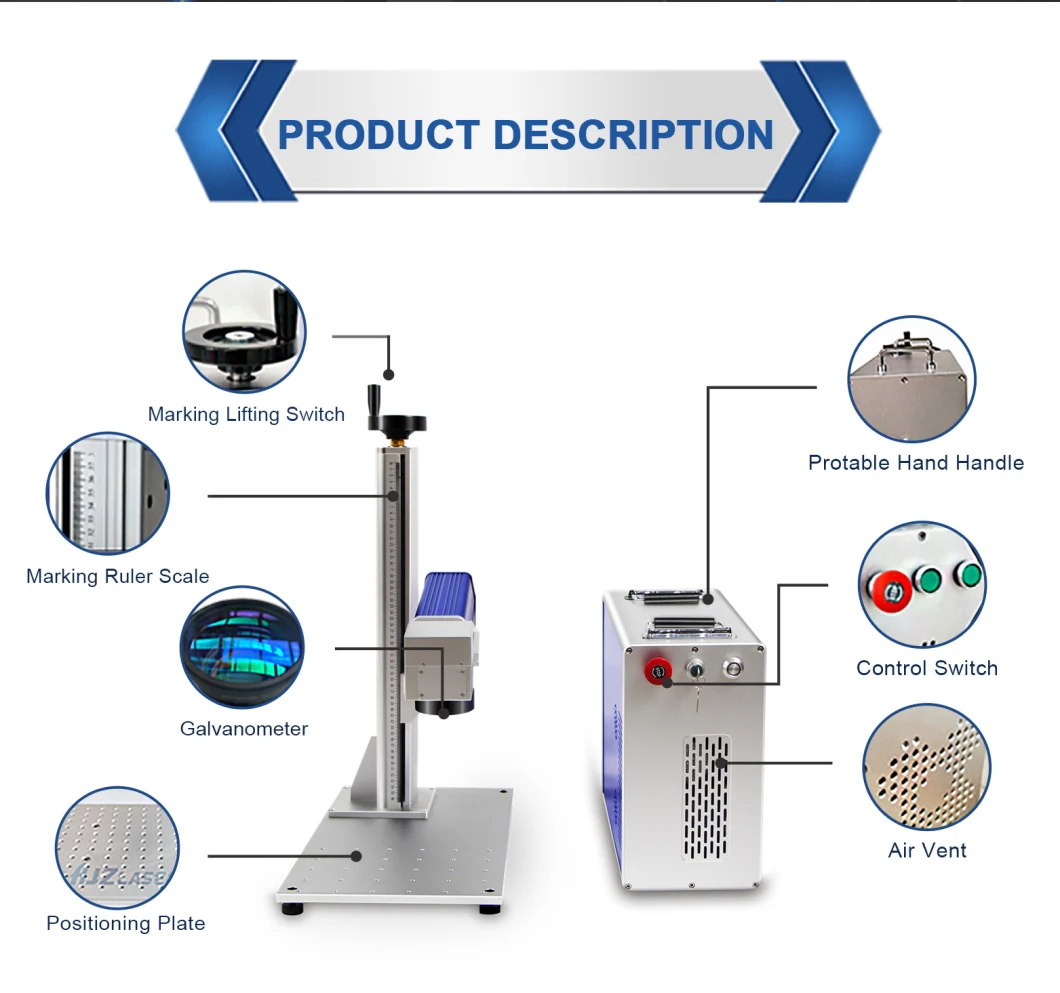 Green Low Weight Mini Handcarry Laser Marking Machine