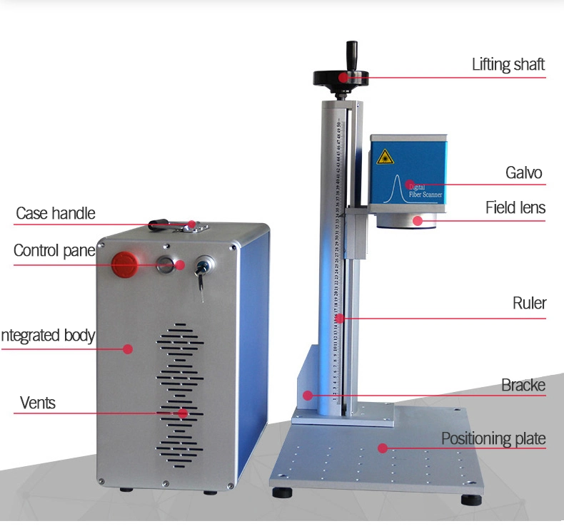 3W/8W/10W Vision UV/Green Light Laser Marking Machine