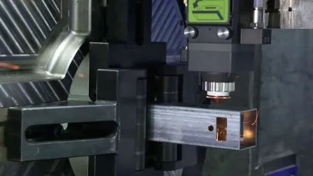 Attrezzatura per macchina da taglio laser CNC con canale angolare per tubo da 3 kW a carico automatico