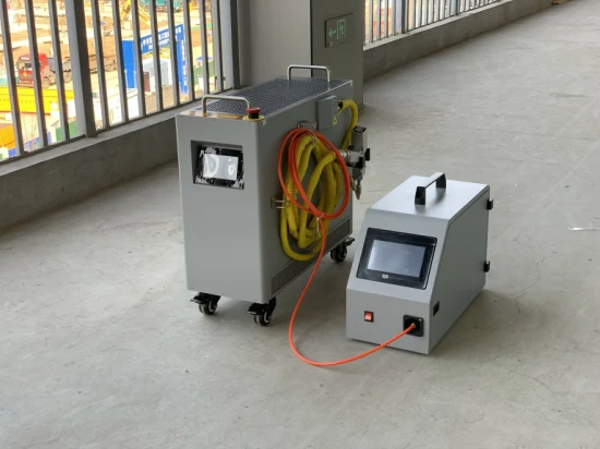 Saldatrice laser portatile Fiber Continuous Mini 1000 W CNC per acciaio inossidabile e alluminio